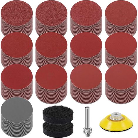 260 Schleifscheiben 50 Mm, Körnung 80 Bis 3000, Zum Polieren Von Metall Und Holz