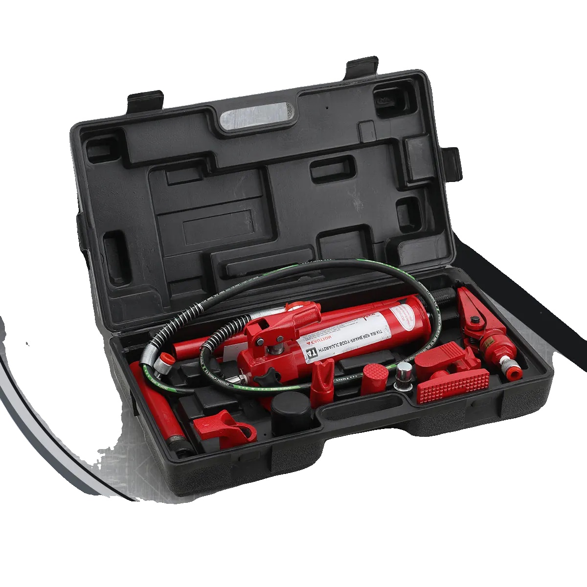 Hydraulischer Wagenheber, Nennlast 4 Tonnen, Lastverteilungskapazität 1/2 Tonne, Hydrauliköltyp Hv15, Zylindermaterial Q235b, Gewicht 15 Kg