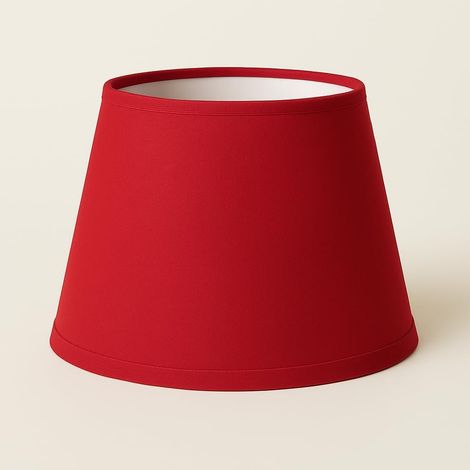Lampenschirm, Konisch, Baumwollstoff, E27- Und E14-fassung, Für Tischlampe
