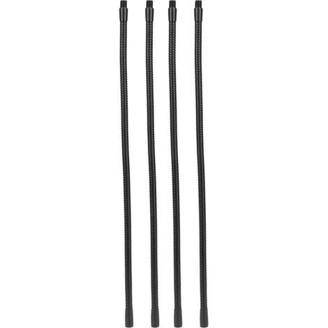Aluminium-schwanenhals-lampenrohr, 10 Mm Durchmesser, Flexibel, Für Tisch- Und Schreibtischlampen, 40 Cm Lange Leuchtenfassungen, 4 Stück