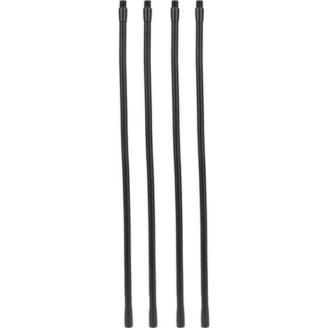 Aluminium-schwanenhals-lampenrohr, 10 Mm Durchmesser, Flexibel, Für Tisch- Und Schreibtischlampen, 45 Cm Lange Leuchten, 4 Stück