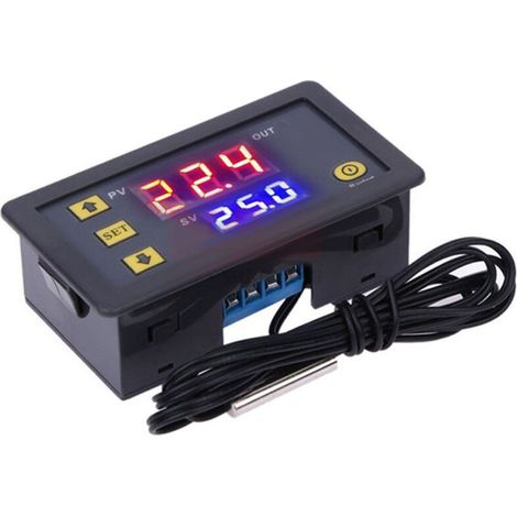 Temperaturreglermodul Mit Wasserdichter Sonde, Hochpräziser Digitaler Thermostatschalter -50–110 °c 110–220 V