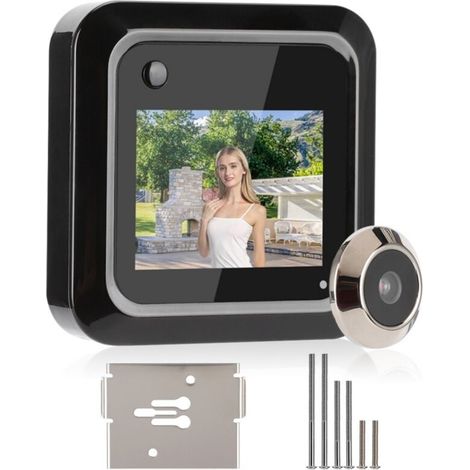 Smart-türspion (2,4 Zoll) – Tft-lcd-bildschirm – 0,3-mp-95°-weitwinkelkamera – Fotoaufzeichnung – Einfache Installation
