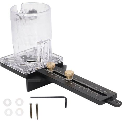 Fräsbasis Für Cnc-holzfräse, 8-mm-spindel, 2,5-mm-nagellöcher, Fräskreis, Nut Für 65 Mm Durchmesser
