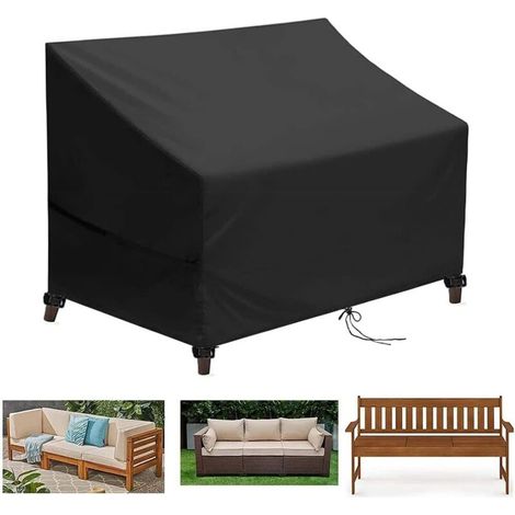 Gartenbankabdeckung, 3-sitzer-gartenbankabdeckung, Schutzhülle Für Gartenmöbel, Schutzhülle Aus 420d Oxford-gewebe Für Gartensofas, Wasserdicht, Winddicht, Uv-beständig