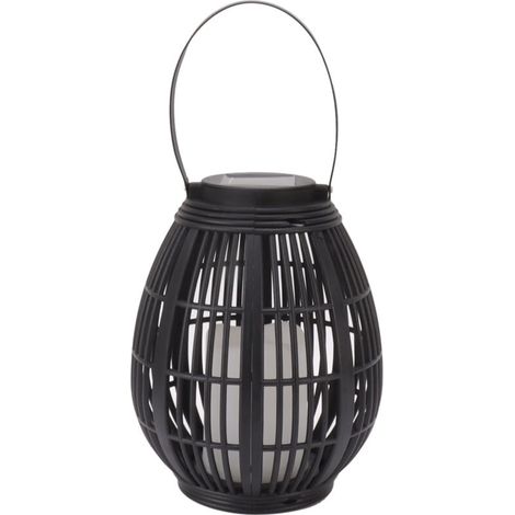 Led-solar-gartenlaterne, Außenlaterne, Wasserdicht, Dekorativ, Aus Rattan, Für Terrasse, Weg, Garten