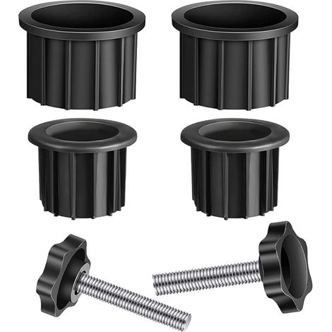 Sonnenschirm-adapterset Mit 1,5"- Und 1,9"-steckern – M8 40 Mm Schrauben – Windbeständig – Hergestellt Aus Pp Und Edelstahl