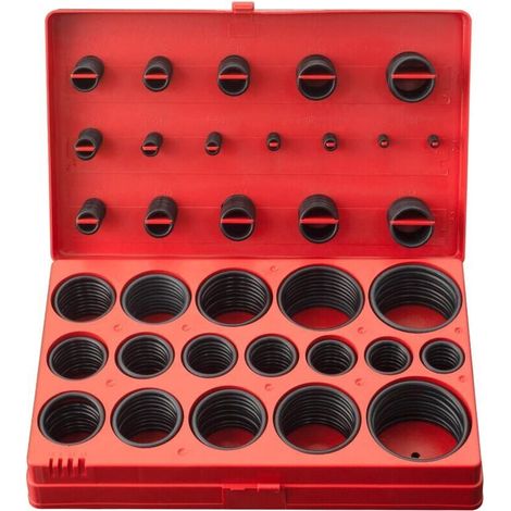 Packung Mit 419 O-ringen Ø 3–50 Mm, 32 Größen, Gummidichtungssatz Für Sanitärinstallationen, Armaturen Und Kfz-reparaturen