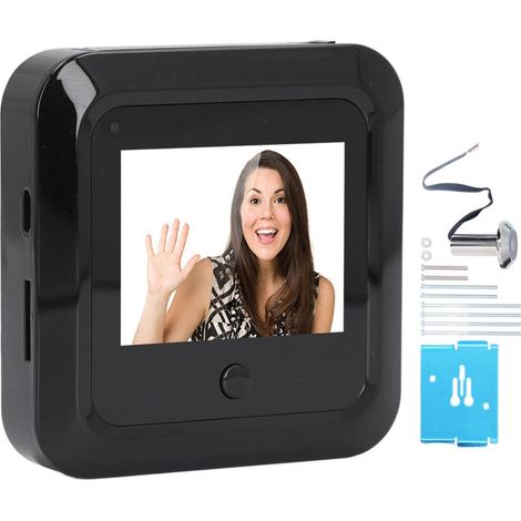 Digitaler Türspion Mit 0,3 Mp, 120-grad-türspionkamera Aus Zinklegierung Und 2,4-zoll-hd-bildschirm Für Zuhause
