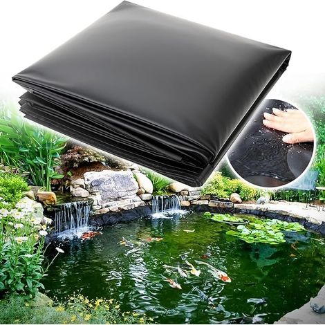 32 M Poolfolie – Uv-beständige, Flexible Hdpe-plane – Wasserdicht Für Fischteiche – 0,2 Mm Dick