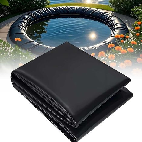 Teichfolie 5x5m Wasserdichte Hdpe-folie Uv-beständig Für Garten, Wasserfall, Bepflanzung