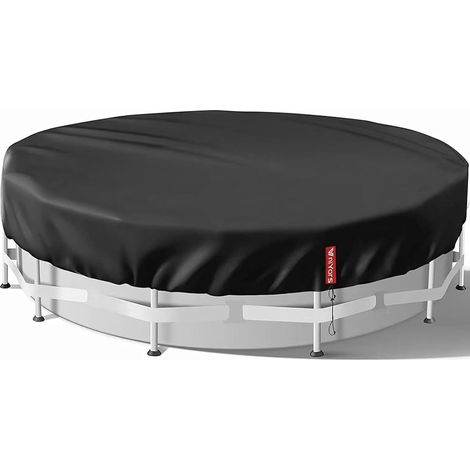 Winterabdeckung Für Aufstellpools 427 Cm, Verstärktes 420d Oxford-gewebe, Uv-schutz Und Winddicht, Für Den Garten
