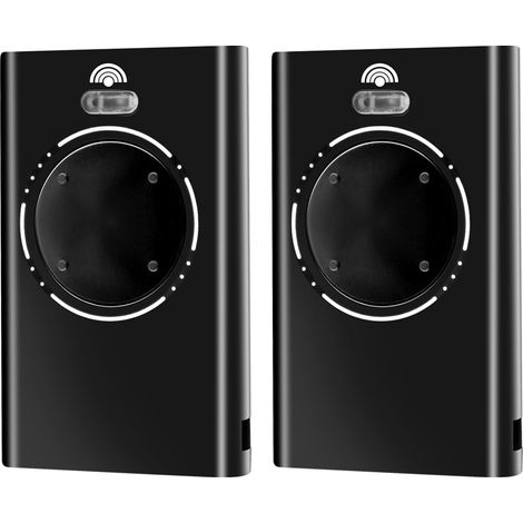 2er-pack Garagentorsteuerungssystem 868 Mhz, 4-kanal-steuerungssystem Kompatibel Mit Xt4 868 Slh Lr, Xt4 868 Slh, Xt2 868 Slh Lr, Xt2 868 Slh (schwarz)