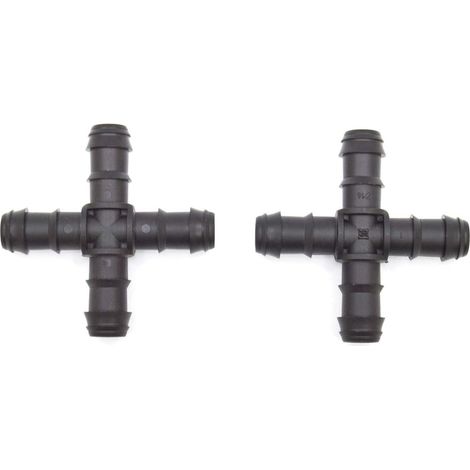 Verbindungsstücke, Tropfbewässerung Mit Querverbindung, 16 Mm, Bewässerungsschlauch, Gemüsegarten