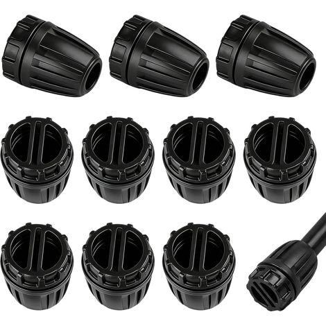 Packung Mit 10 Schlauchverbindern (1/2 Zoll), Robustem Kunststoff, Für Garten-tropfbewässerungssysteme