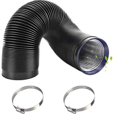 Klimaanlagenschlauch, 150 Mm, 3 M, Pvc/aluminium, Lüftungsschlauch, Flexibel, Für Dunstabzugshauben