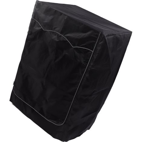 Waschmaschinenabdeckung, Passend Für Die Meisten Frontlader, Wasserdicht, Staubdicht, Wetterfest, Schwarz, 63 X 68 X 100 Cm / 24,8 X 26,8 X 39,4 Zoll