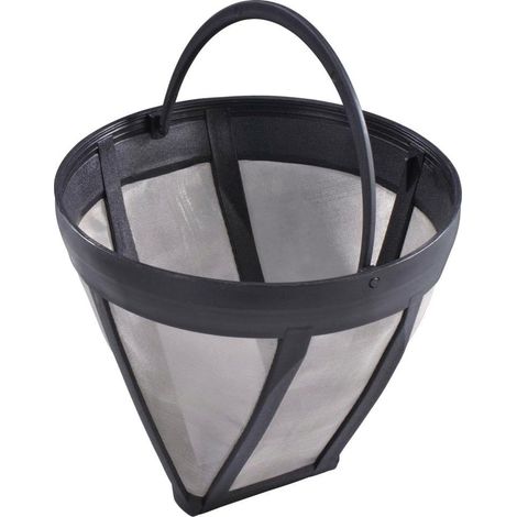 Dauerfilter, Edelstahl, Ø 12 Cm, Höhe 10 Cm, Größe 4, Für Kaffeemaschine