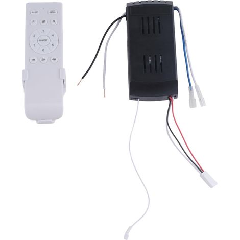 Ersatz-deckenventilator-set (gleichstrom), 6 Geschwindigkeitsstufen, Timer, Universalfernbedienung, Für Zuhause/büro