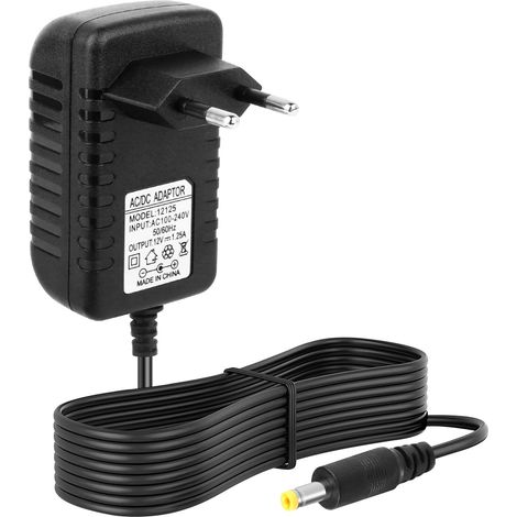 X 12v 1,25a Ladegerät Mit 1,8m Kabel, Netzteil Kompatibel Mit Echo Dot, Show Und Pop