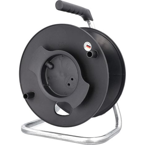 Universal-kabeltrommel, Leere 50-m-trommel, Verzinkter Rohrrahmen, Ergonomischer Griff, Für Kabel Und Drähte