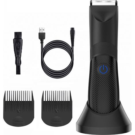 Multifunktionstrimmer, 4 Aufsätze, Led-beleuchtung, Ipx7, Usb-c, Schwarz