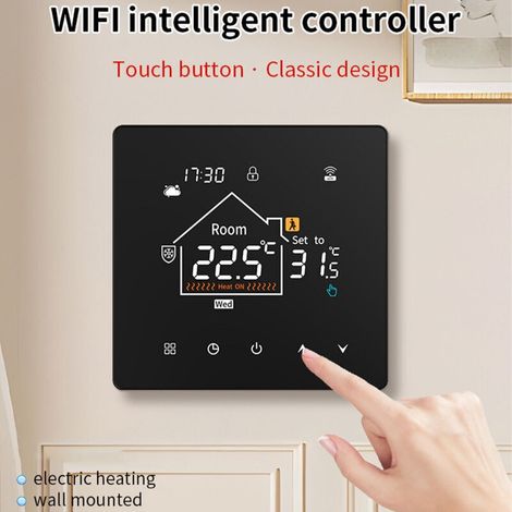 Intelligenter Thermostat, Unterstützung Für Die Steuerung Elektrischer Fußbodenheizung, Drahtlose Konnektivität, Fernprogrammierbar