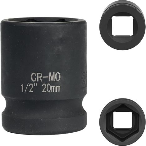 X 20-mm-steckschlüssel, Chrom-molybdän-stahl, 6-kant, 1/2 Zoll, Für Schlagschrauber, Fahrrad, Tor