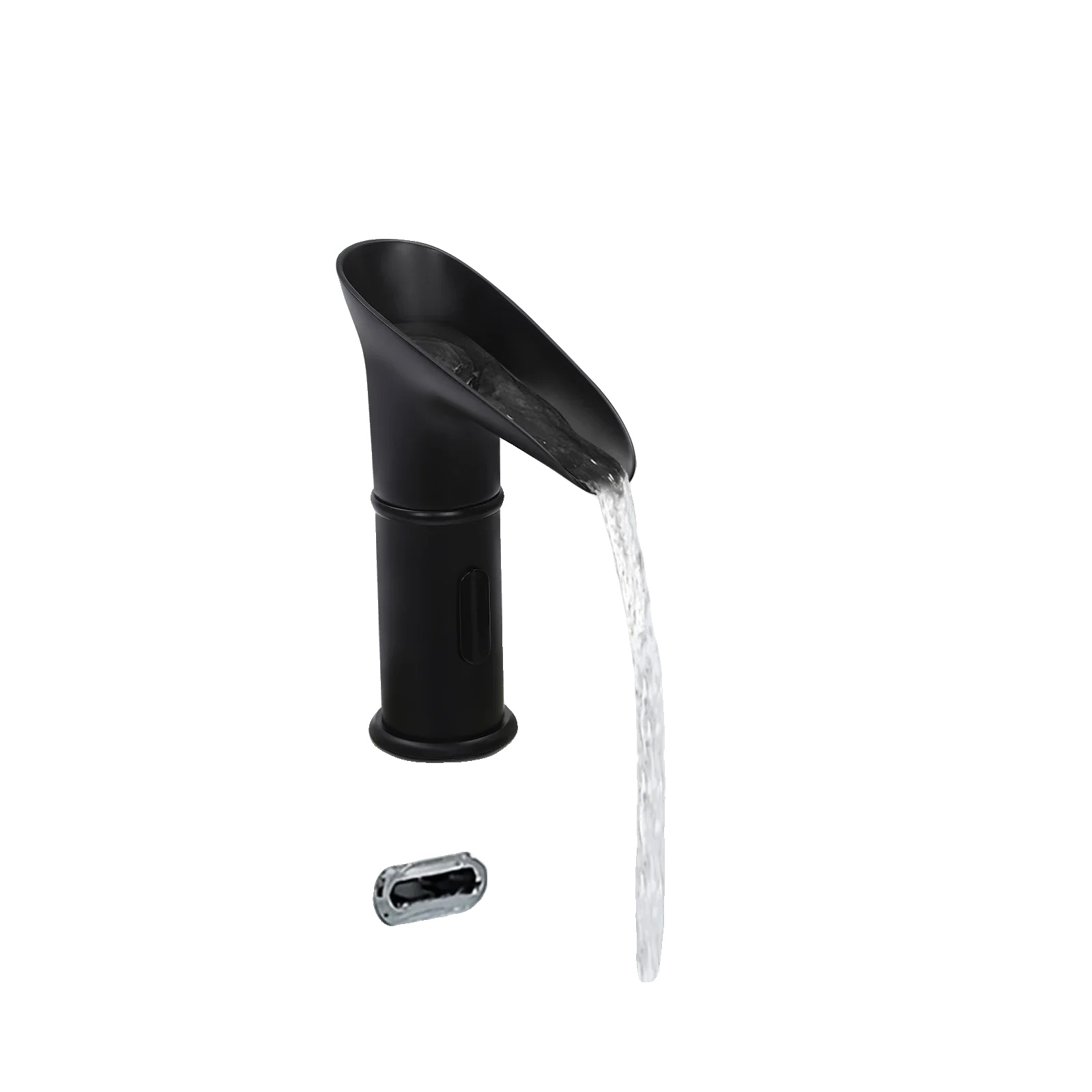 Berührungsloser Wasserhahn, Infrarotsensor, Wassersparendes Design, Elegante Optik