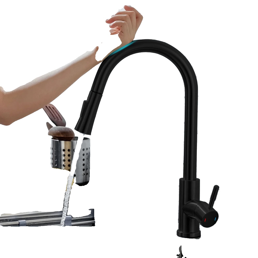 Küchenarmatur, Ausziehbarer Auslauf, Touch-bedienung, Cf04044lb