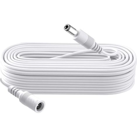X 10 M Gleichstromkabel, 5,5 Mm X 2,1 Mm Stecker, Kupferdraht Für Überwachungskamera, Dvr, Led-streifen