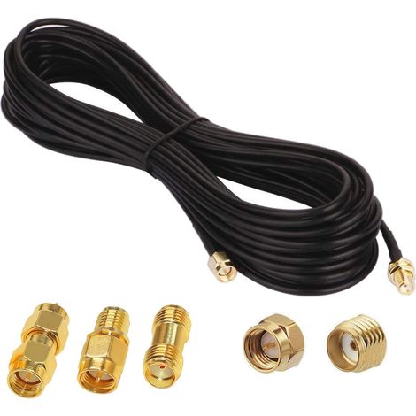 Rg174-verlängerungskabel, Sma-stecker, 10 M, Kupfer, 50 Ohm, Adapter, Wlan-netzwerk