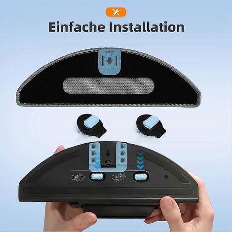 Für Irobot Roomba Combo I8+ / I8 / Combo J5 / Combo J5+ / Combo I5 / Combo I5+ Automatischer Saugroboter, Waschbare Wischmopps
