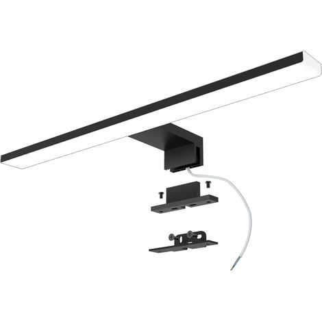 Spiegelwandleuchte, Led 10 W 820 Lm, Kaltweiß 6500 K, Ip44 Edelstahl, Badezimmer
