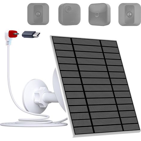 1 X 6-w-solarpanel, 5200-mah-akku, 4-m-kabel, Ip66, Für Blink-kamera