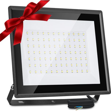 Led-flutlicht 70w 6100lm Kaltweiß Ip65 Aluminium Garten Garage