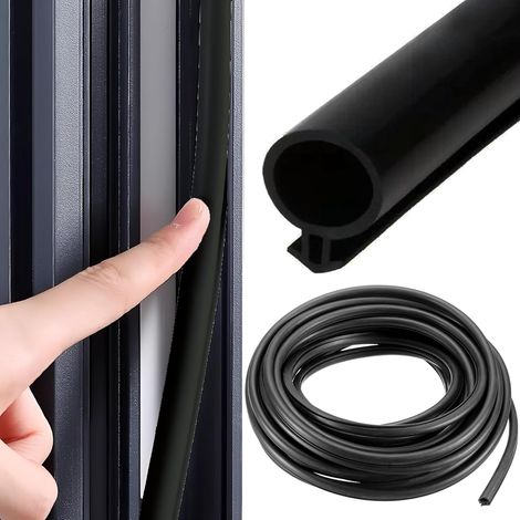 10 M Fensterdichtung, Typ O Gummi, Schwarzes Silikon, 5–7 Mm, Türdämmung, Schalldämmung