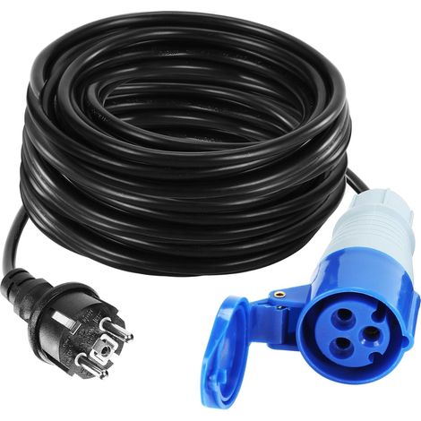 Cee-adapterkabel, 10 M, 230 V, 16 A, Ip44, Schuko-stecker, Für Wohnmobil Und Wohnwagen
