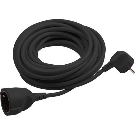 Verlängerungskabel, 2 M Kabel, Robustes Kunststoffgehäuse, Schuko-stecker, Schutzart Ip20, Für Den Innenbereich