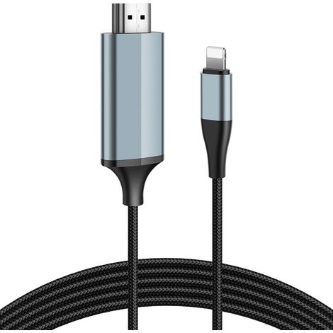 Lightning-auf-hdmi-adapterkabel (4 M, 1080p-auflösung) Für Iphone, Ipad Und Projektor
