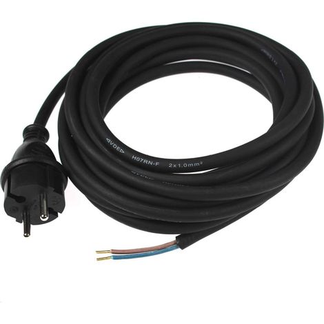 X 5 M Netzkabel, Ip44-gummiadapterkabel, Für Baustellen Und Industrie