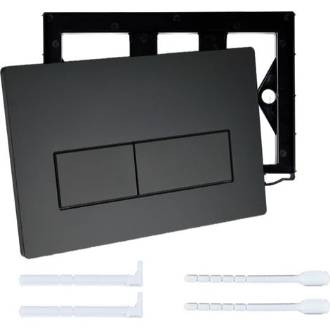 Wc-spülplatte, Schwarzes Abs, Kompatibel Mit Geberit Sigma01 Up300 Up320, Für Badezimmer