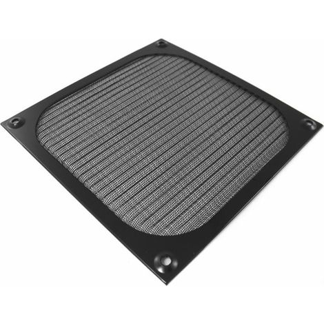 Staubfilter, Aluminium, 92 Mm, Schwarz, Für Gehäuselüfter