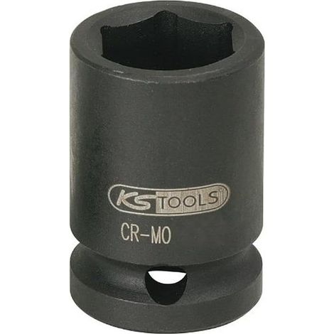 X 19 Mm 6-punkt-schlagschrauber-steckschlüssel, 1/2"-antrieb, Chrom-molybdän, Für Lkw