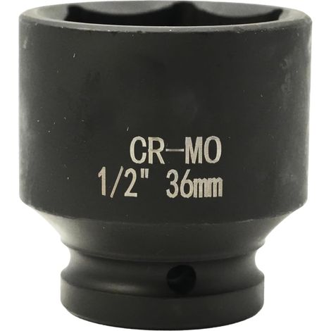 X 36-mm-steckschlüssel, Chrom-molybdän-stahl, 6-kant, 1/2 Zoll, Für Schlagschrauber, Fahrrad, Tor