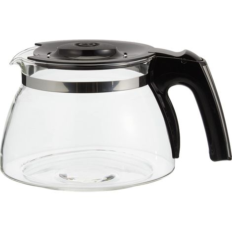 Glaskaffeekanne Mit Füllstandsanzeige, 15 Tassen, Stahlgriff, Für Enjoy Top