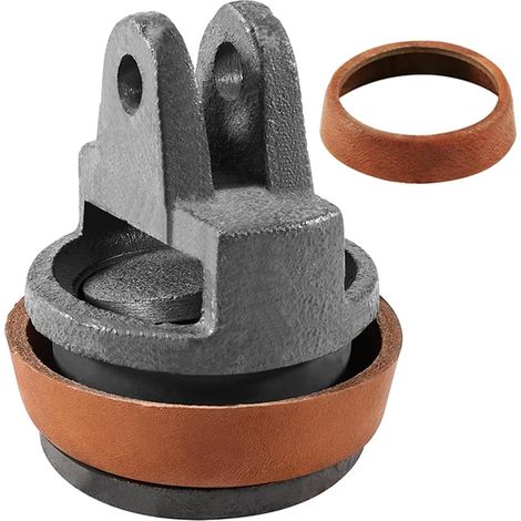 Kolben, Gusseisen, 75 Mm, 2 Lederhülsen, Handpumpe, Gartenpumpe