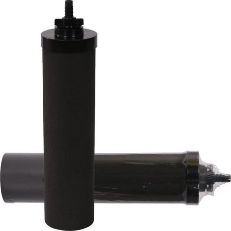 Wasserfilter, Keramik 0,15–0,5 Mikron, Schwarze Filterkartusche, Heimfiltersystem