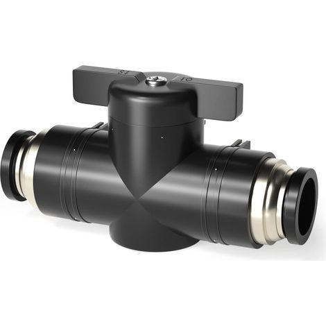 Kugelhahn, Kunststoff Und Kupfer, Luftstromregelung, 6,35 Mm, Für Pneumatische Systeme