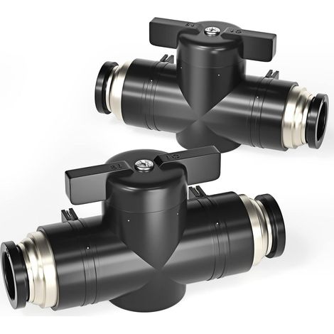 Kugelhahn, Kunststoff Und Kupfer, Luftmengenregelung, 0–145 Psi, Für Pneumatische Systeme